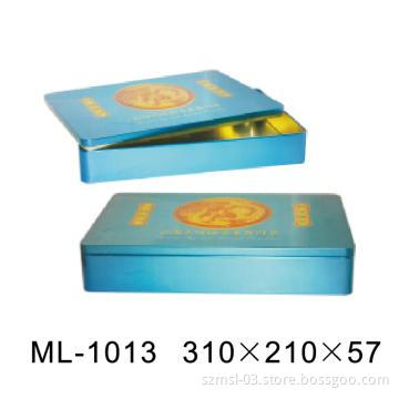 squar tin box ,three layers tin box
